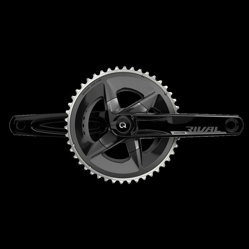 Sram Unisex - Adult Rival Crank Set, Black Aluminium, 46-33