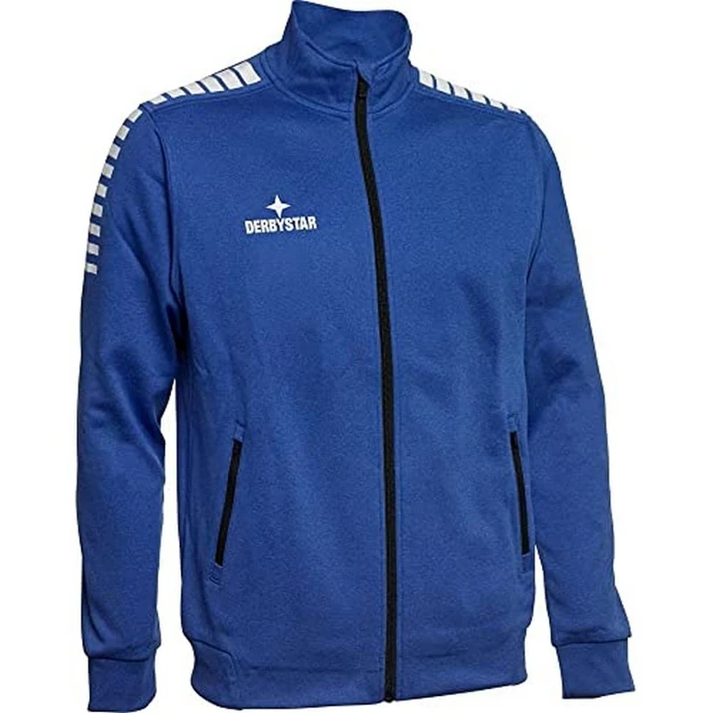 Derbystar Unisex Primo Fleece Jacket Blue/White 3XL - Image 1