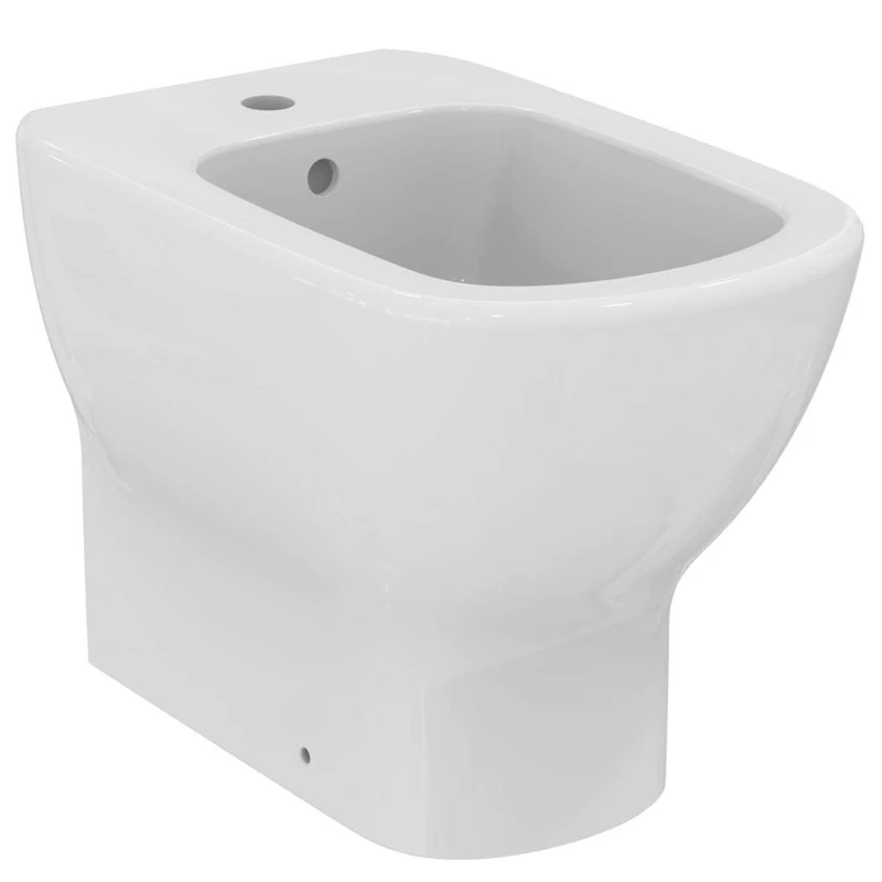 Ideal Standard T465901 TESI Bidet Single Hole for Wall Wire Installation, White