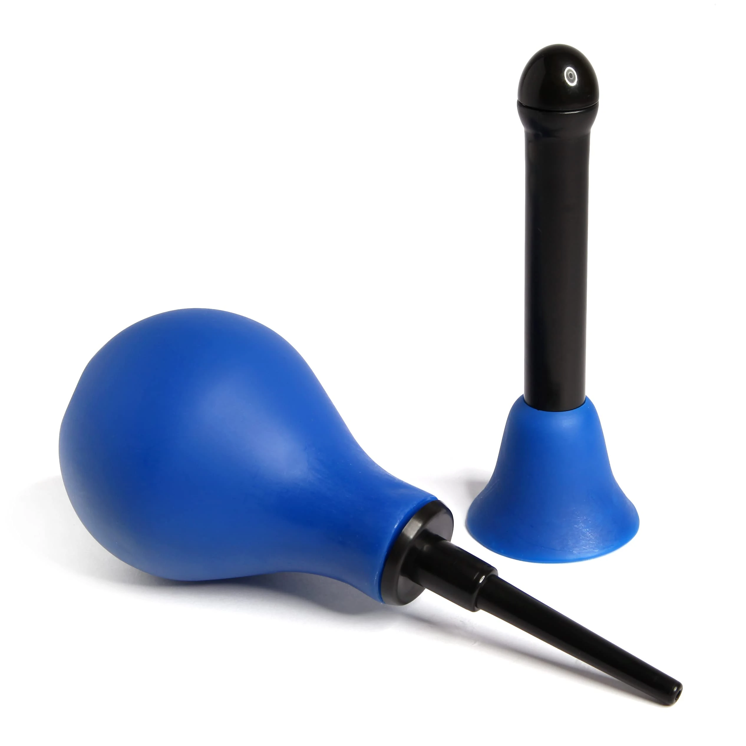 Lovehoney Deluxe Blue Anal Douche Kit - Soft Plastic - 2 Piece Kit - 200ml