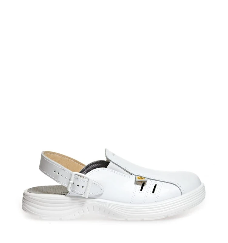 ABEBA 7131041 X-LIGHT ESD Clog, SB, A, E, FO, SRC, White, Size 46