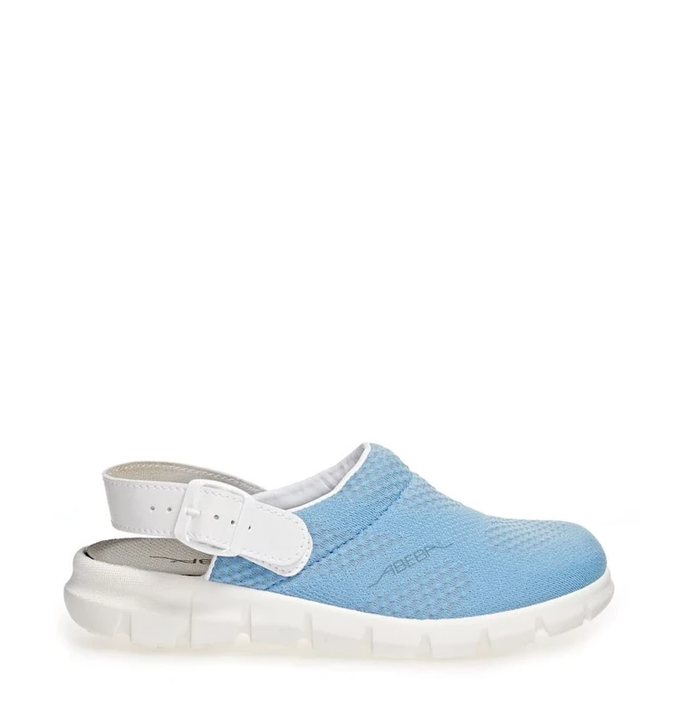 ABEBA 7326 DYNAMIC Clog OB, A, E, FO, SRC, Light Blue, Size 40 - Image 1