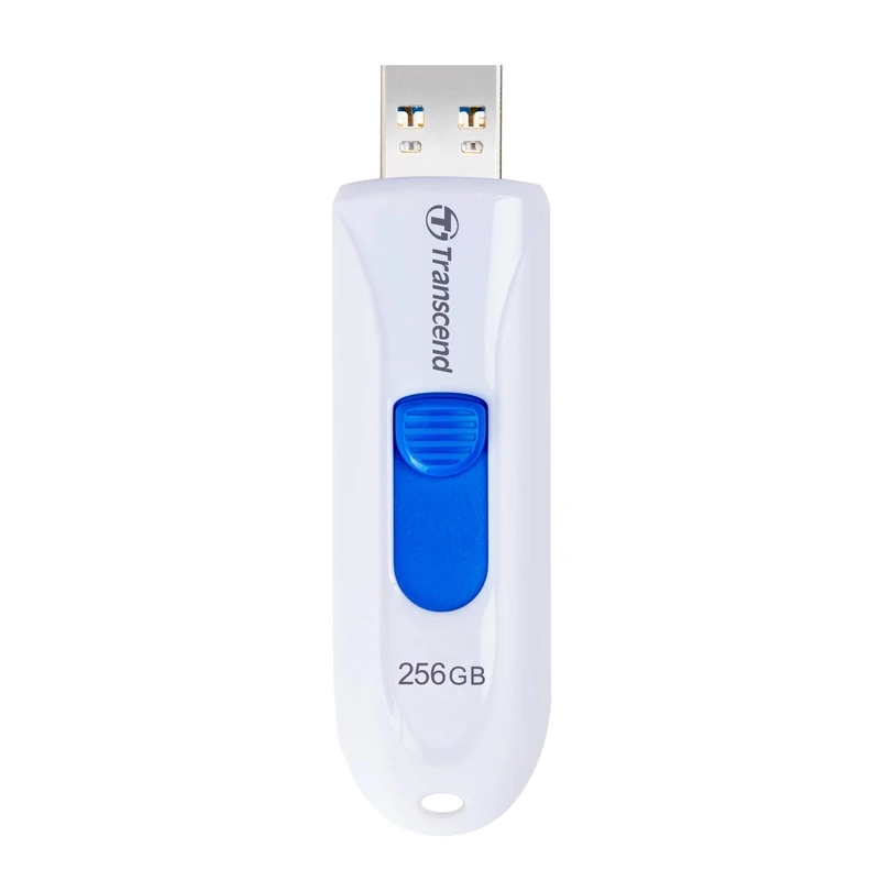 Transcend JetFlash 790 256GB USB 3.0 Flash Drive (USB 3.1 Gen 1 / USB 3.2 Gen 1)-White TS256GJF790W