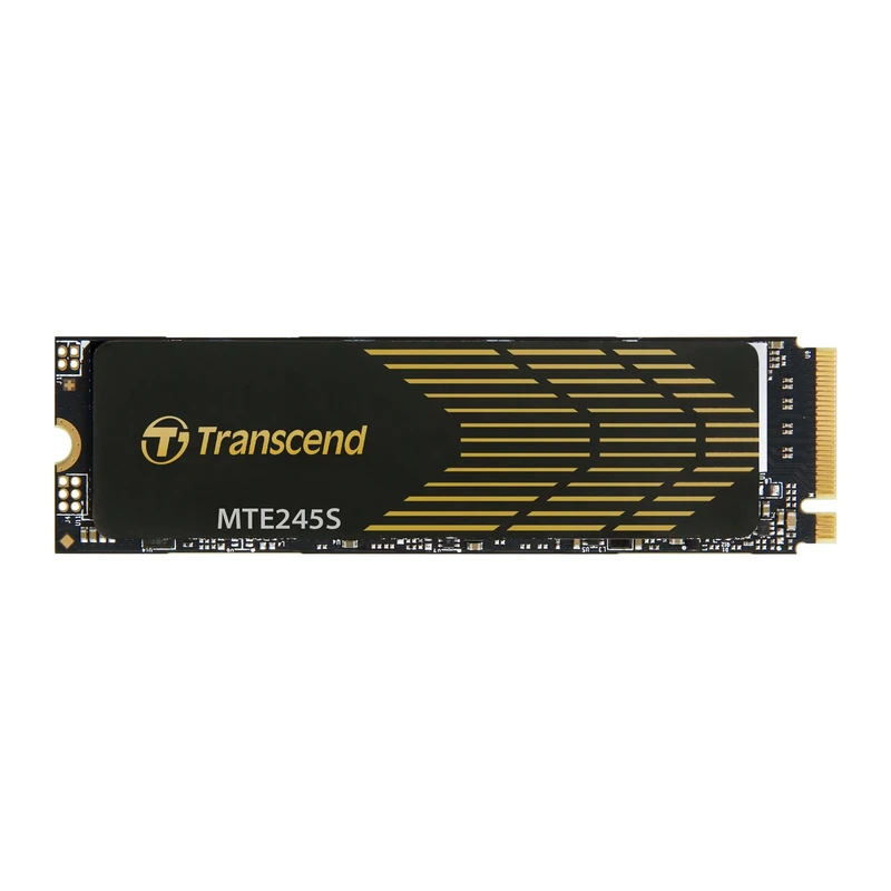Transcend MTE245S 500GB NVMe PCIe Gen4 x4 SSD, Read/Write up to 4,800/2,800 mb/s with Graphene Heatsink TS500GMTE245S