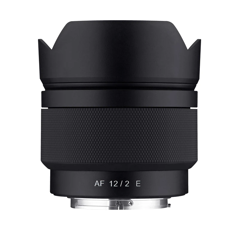 Samyang 12mm F2.0 AF Ultra Wide Angle Auto Focus Lens for Sony E Mount (SYIO12AF-E) Black