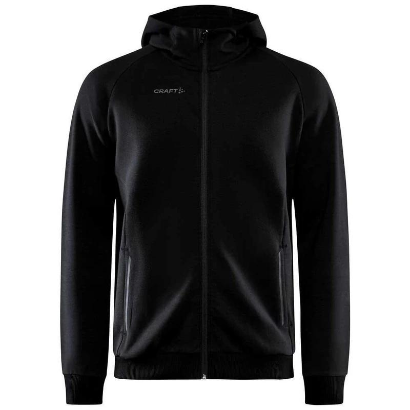 Craft Men's CORE SOUL FULL ZIP HOOD M Hooded Sweatshirt, Black,