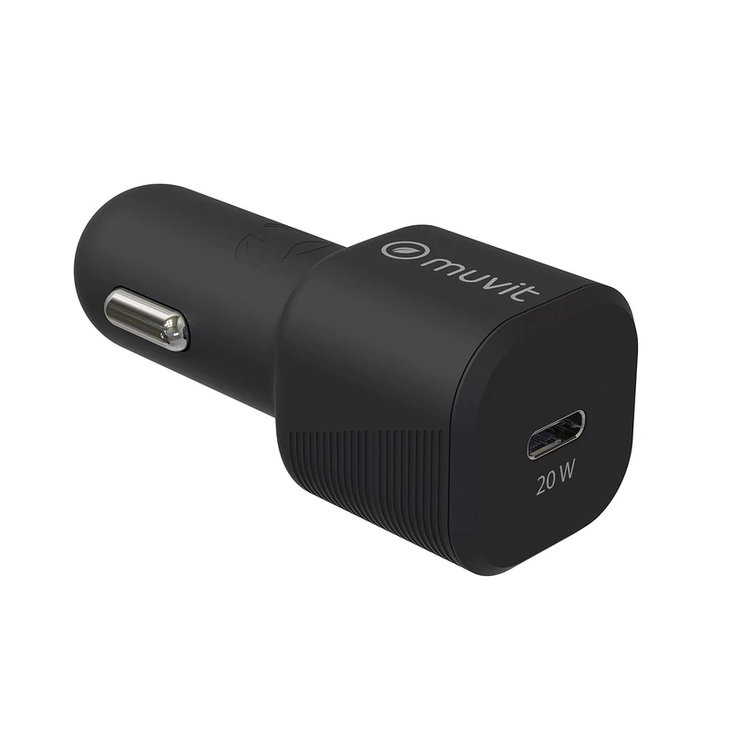 MUVIT for Change Car Charger PD USBC 20W Black