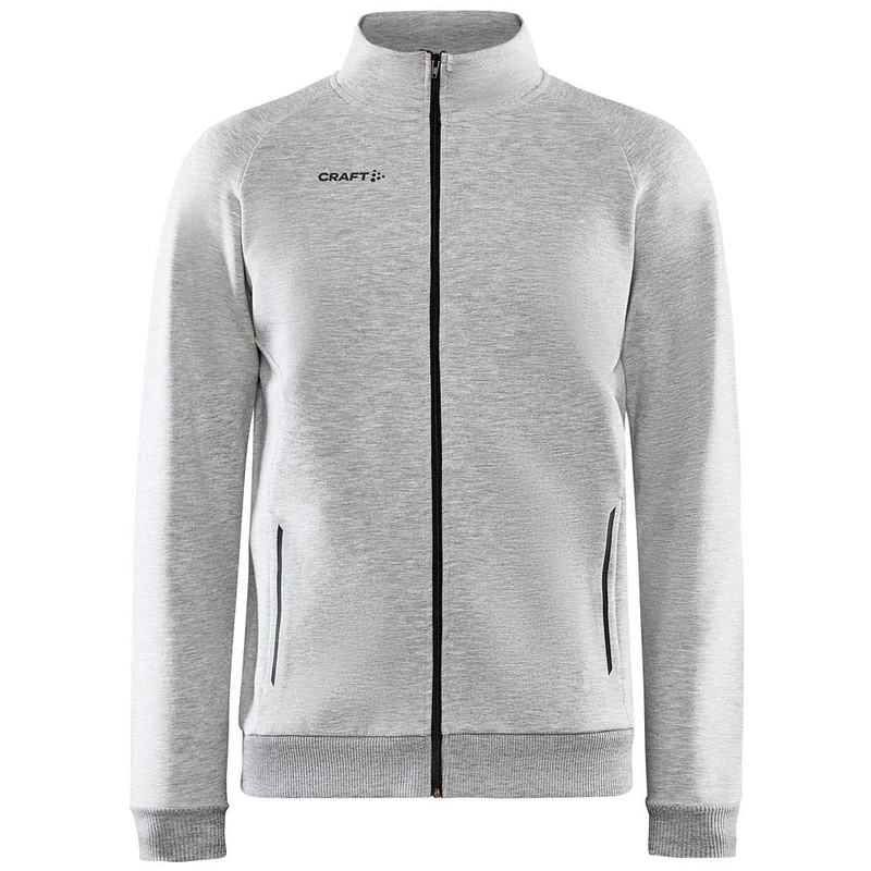 Craft Men's CORE SOUL FULL ZIP JKT M Sweatshirt, Grau meliert,