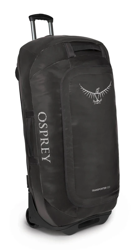 Osprey Rolling Transporter 120 Unisex Duffel Bag Black - O/S - Image 1