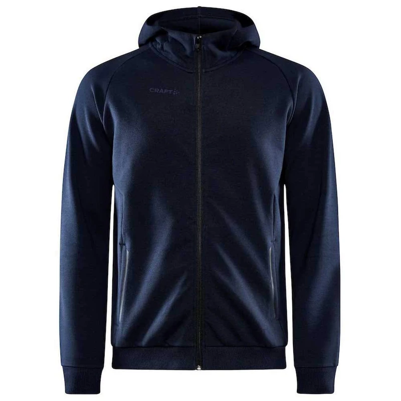 Craft Men's CORE SOUL FULL ZIP HOOD M Hooded Sweatshirt, dunkelblau,