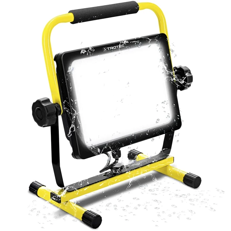 TROTEC 4455000270 PWSL LED Construction Spotlight, Black, PWLS 10-150