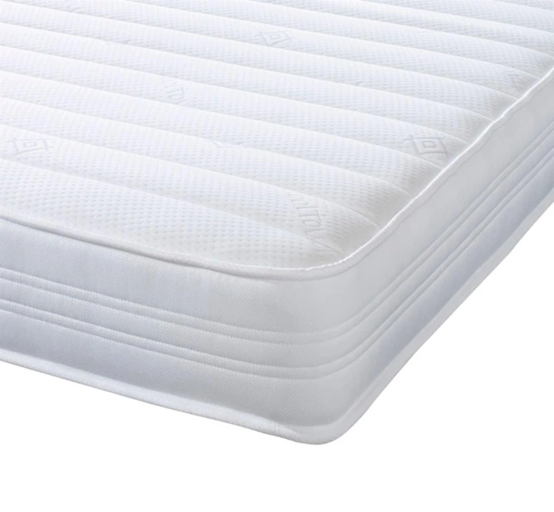 eXtreme comfort ltd Sirocco Hybrid White Shorty Mattress (75x175cm) | Memory Foam & Open Coil Spring | Airflow Breathable Cover | Medium Firm Comfort Support | 18cm Deep Value Mattress | UK Made