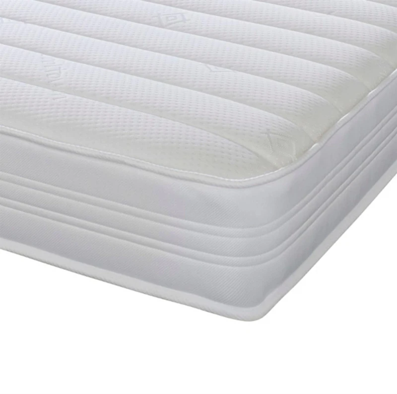 eXtreme comfort ltd Sirocco Hybrid White Small Single Mattress (75x190cm) | Memory Foam & Open Coil Spring | Airflow Breathable Cover | Medium Firm Comfort Support | 18cm Deep Value Mattress | UK Made