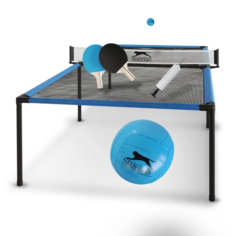 Slazenger Table Tennis Table - Ping Pong Table - Lightweight and Compact - 240 x 120 x 63,5 cm