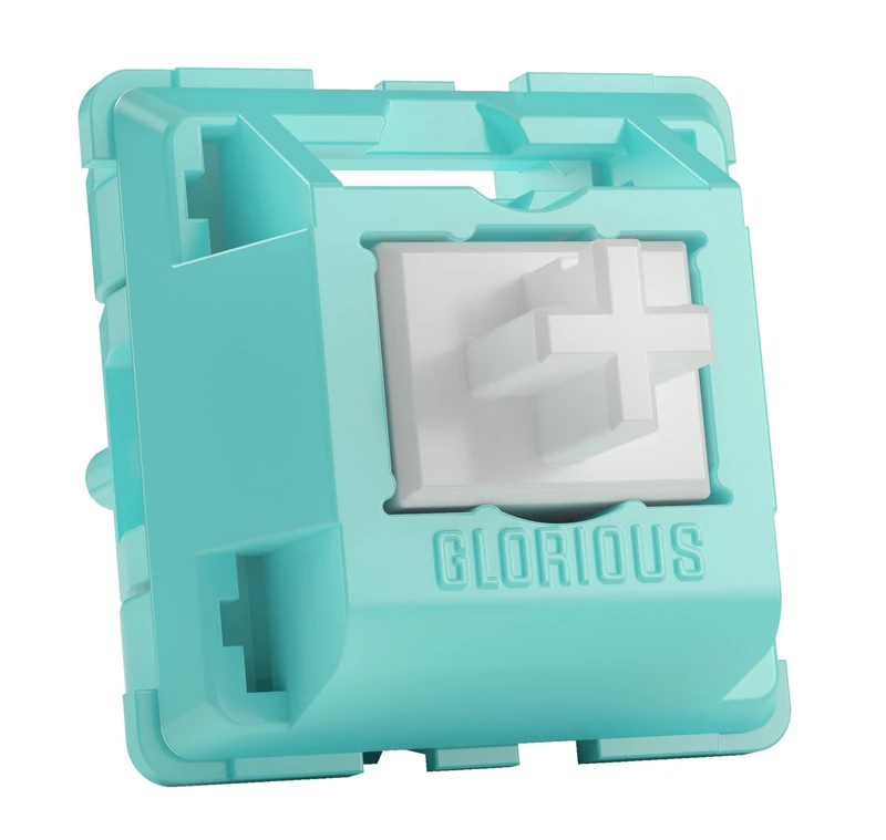 Glorious Gaming 36x Lynx Mechanical Keyboard Switches (Linear) - Fits GMMK 2 / PRO Keyboards & GMMK Numpads, Silky Smooth Press, Fast And Fluid Operation, 43g Actuation, 5-Pin Mount - Unlubed - Image 1