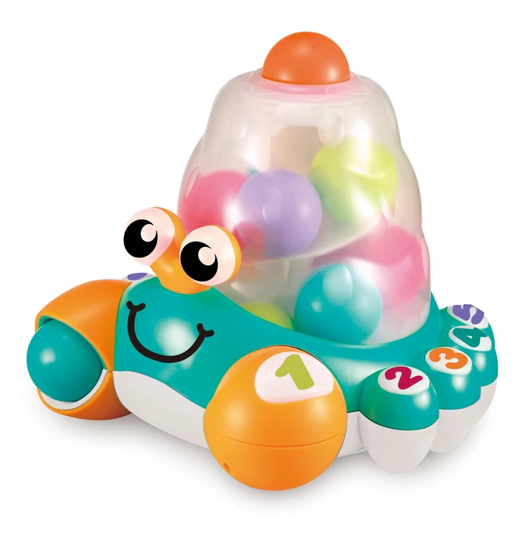 auby Baby Crab Ball Launcher Toy - Interactive Learning Toy - Image 1