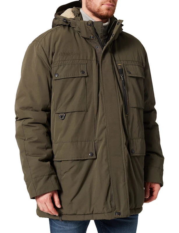 Camel Active Men's 4202506R74 Jacket, Green, 26