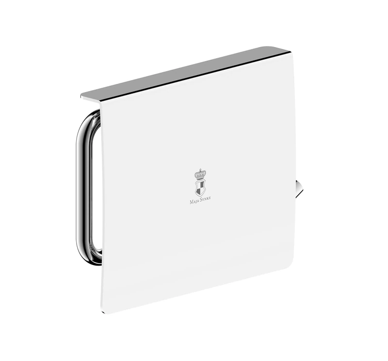 ROYAL BATH COLLECTION by Maja Prinzessin von Hohenzollern Toilet Roll Holder with Lid Zinc Chrome 0