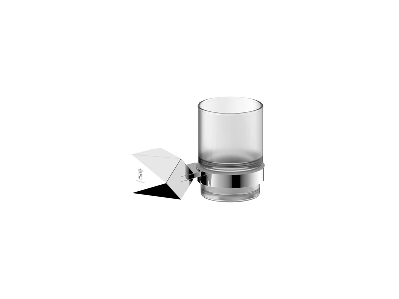 ROYAL BATH COLLECTION by Maja Prinzessin von Hohenzollern Glass Holder, zinc, Chrome, 0 - Image 1