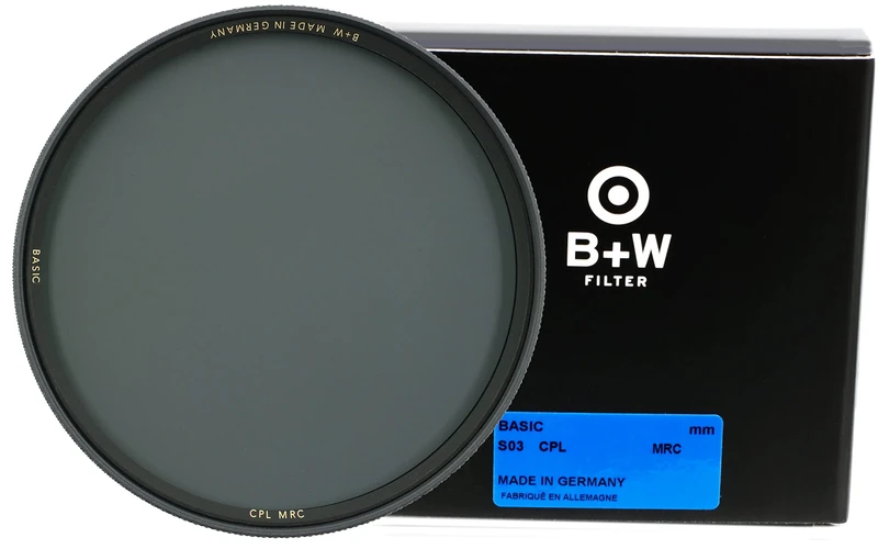 B+W Basic Circular Polarising Filter MRC 62mm - Replaces F-Pro 66-1081899