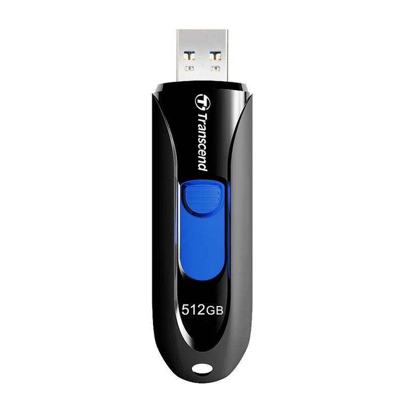 Transcend JetFlash 790 512GB USB 3.0 Flash Drive (USB 3.1 Gen 1 / USB 3.2 Gen 1)-Black TS512GJF790K