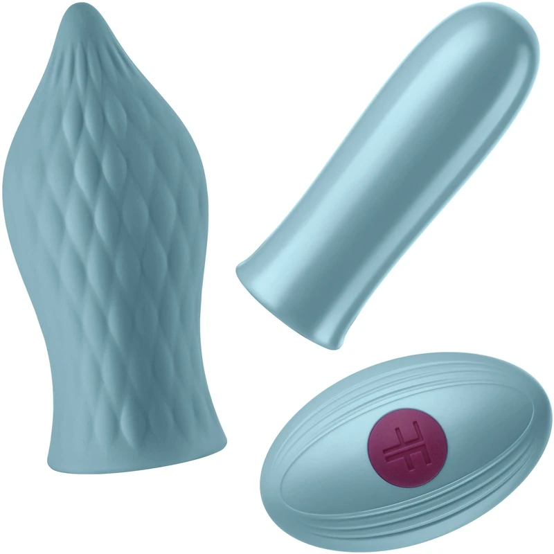 Femmefunn Versa Bullet with T Sleeve Light Blue 10.2 cm
