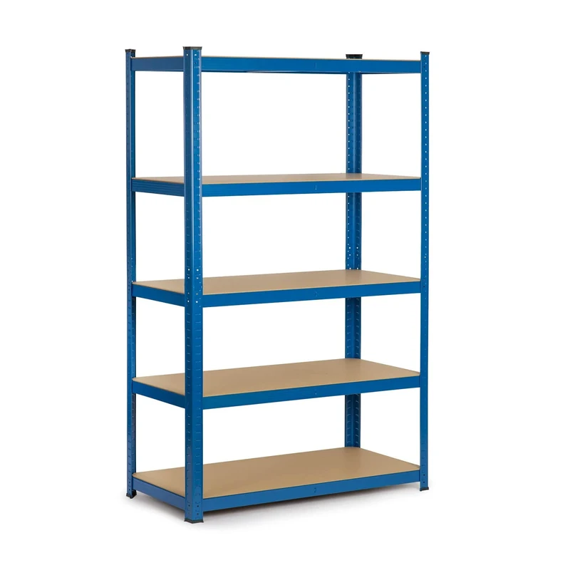 Humberg 4842 Heavy Duty Shelving Unit with 5 Shelves MDF 150 x 75 x 30 cm