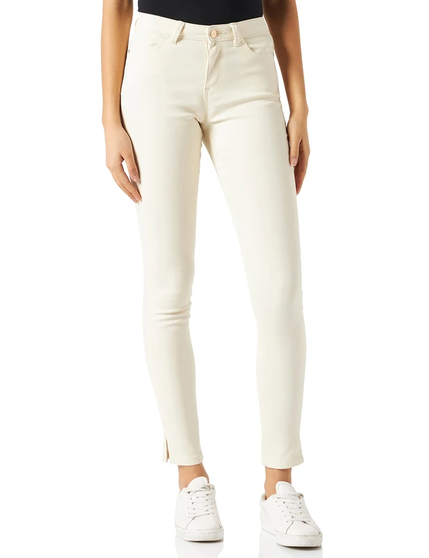 ESPRIT Women's 101eo1b308 Pants, 055/Ice, 32W x 30L