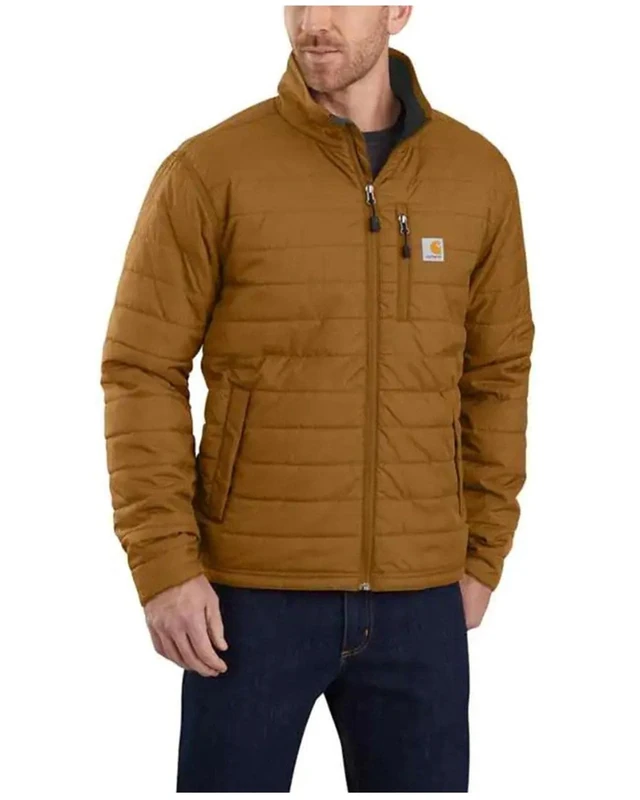 Carhartt Men's Rain Defender® Relaxed Fit Lightweight Insulated Jacket, Carhartt® Brown, M
