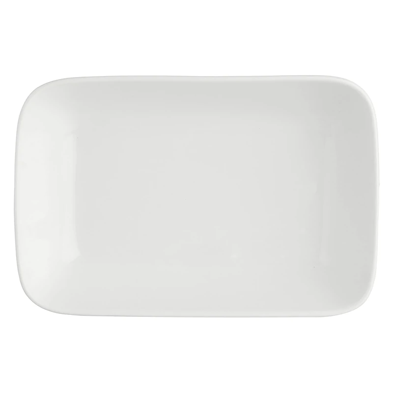 Porcellana ESSENZIALE NEW AGE Rect.Deep Tr 22x15 cm