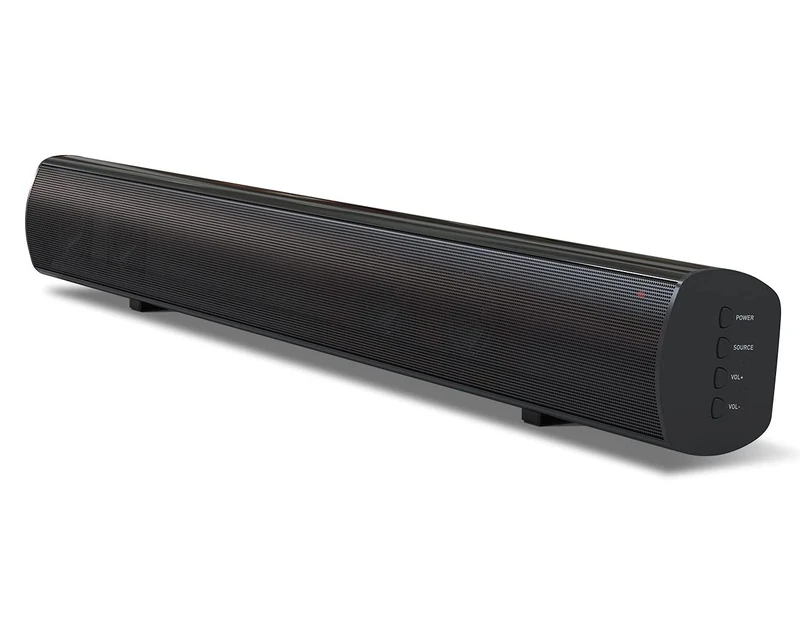 Cello Soundbar with 60 Watts Output and 2 Channel Speaker YW-S09, Bluetooth and AC/DC Built in Bluetooth, 12 volt compatible. Optical audio cable included. Cinematic sound quality.
