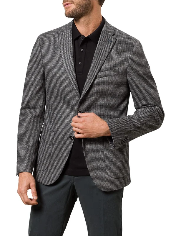 Pierre Cardin Men's Herren Sakko uni Michel-Jersey Futureflex Blazer, Grey, 40S