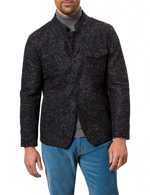 Pierre Cardin Men's Herren Sakko Gemustert Mac-3 Futureflex Blazer, Grey, 58