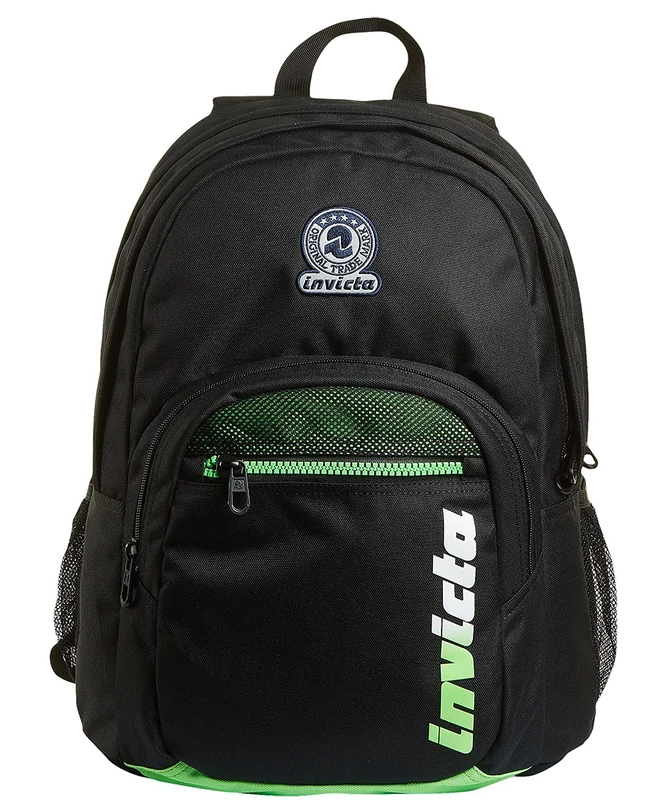 Invicta Backpack, Format KUPANG Knapsack Book Bag, One Size for Teen, Girls&Boys, Large Capacity, For School, Sport & Free Time, Italian Design, multicolor