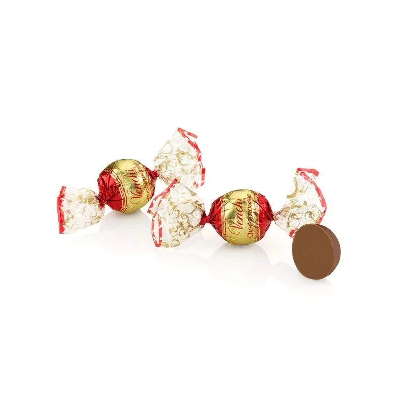 Venchi Milk Chocomousse, 1 Kg Bulk Bag - Milk Chocolate Filled with a Creamy Chocolate Mousse - Gluten Free