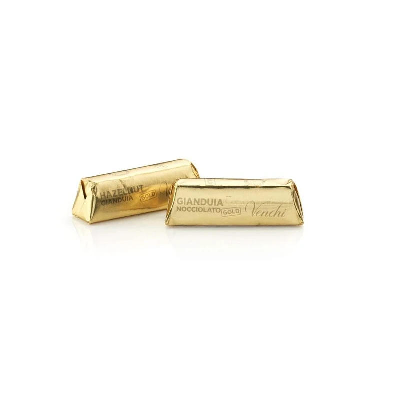 Venchi - Gianduia Hazelnut Ingot - Chocolate with Whole PGI Piedmont Hazelnuts, 1 kg - Gluten Free
