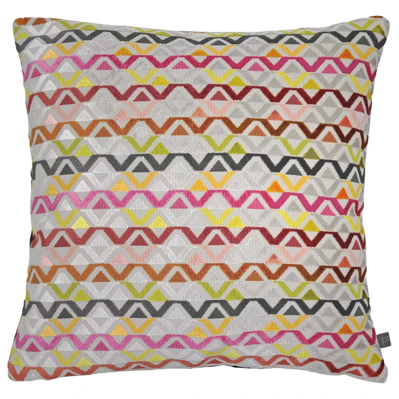 Prestigious Textiles Corcovado Cushion, Firecracker, 50 x 50cm - Image 1