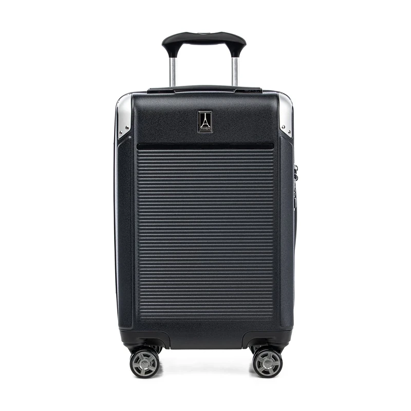 Travelpro Platinum Elite TSA Lock Hard Shell Case with Swivel Wheels, Polycarbonate Suitcase, Black (Shadow Black), Carry-on 21-Inch, Platinum Elite Hard Case with Swivel Wheels, TSA Lock, Hard Shell