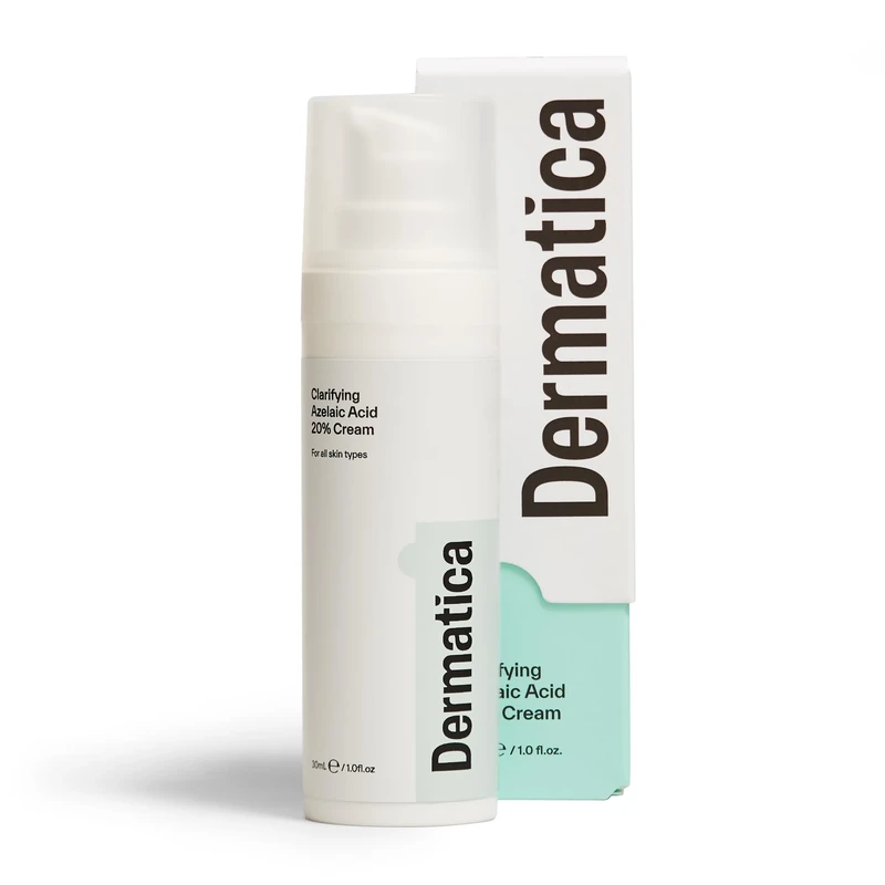 Dermatica Clarifying Azelaic Acid 20% Cream | Lightweight and Fragrance Free Skincare | Gentle and Effective for all Skin Types