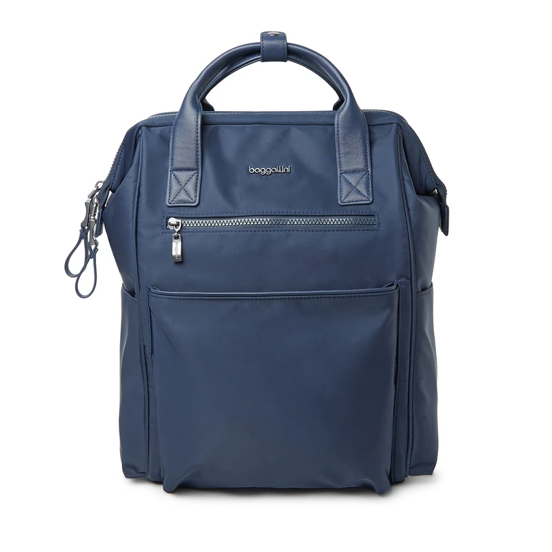 Baggallini Soho Backpack, French Navy, One Size - Image 1