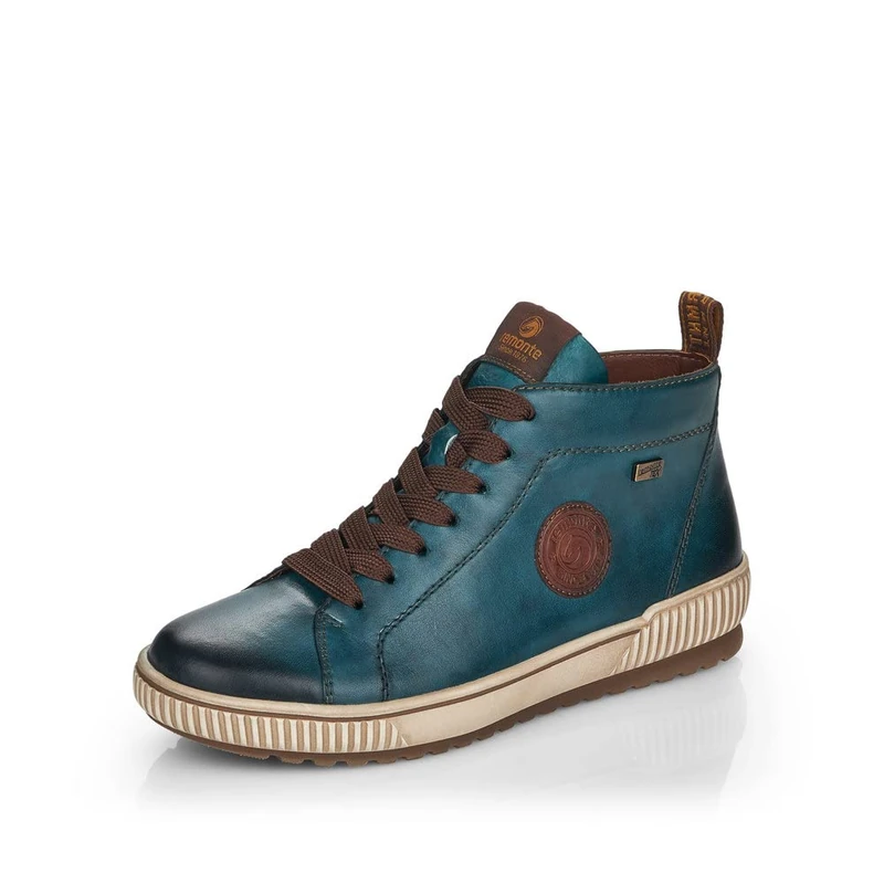 Remonte Damen Kurzstiefel blau, Mid Calf Boot, blau,