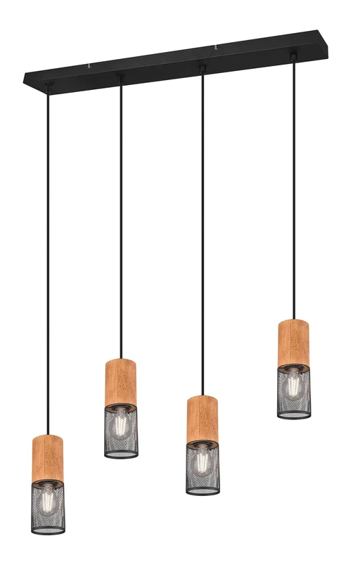 Trio Leuchten Pendant lamp, matt Black