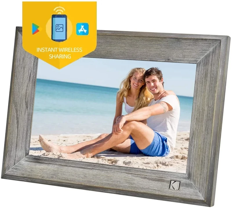 KODAK RCF-1013W Digital Photo Frame WiFi 10 Inch IPS Touchscreen Grey