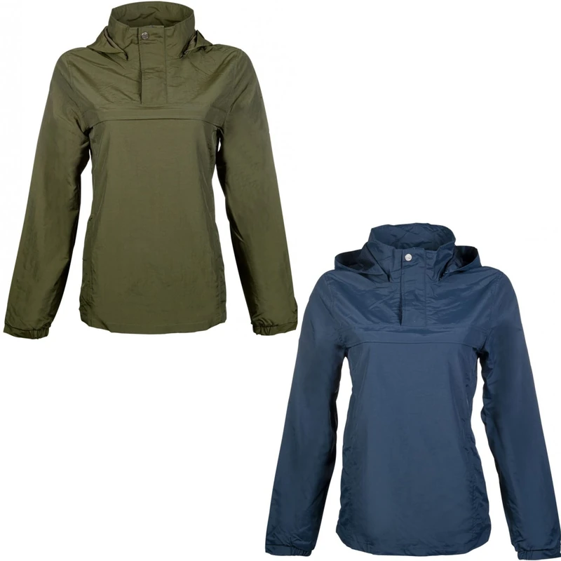 Hkm Waterproof Windbreaker Jacket for Women | Lightweight and Breathable Pullover Hooded Jacket | Comfortable Outer Fabric is made from Nylon Material