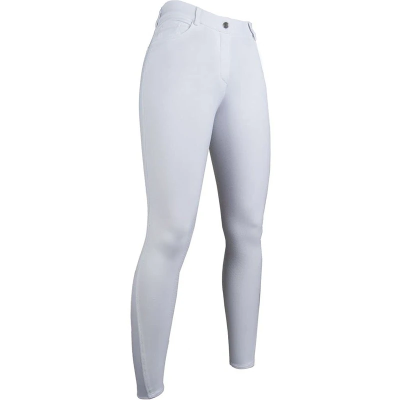 Hkm Horse Riding Breeches for Womens | Comfortable Tights for Ladies and Kids with Full Seat Silicone Print | Sunshine Competition Nylon and Elastane Material with Front and Rear Pockets