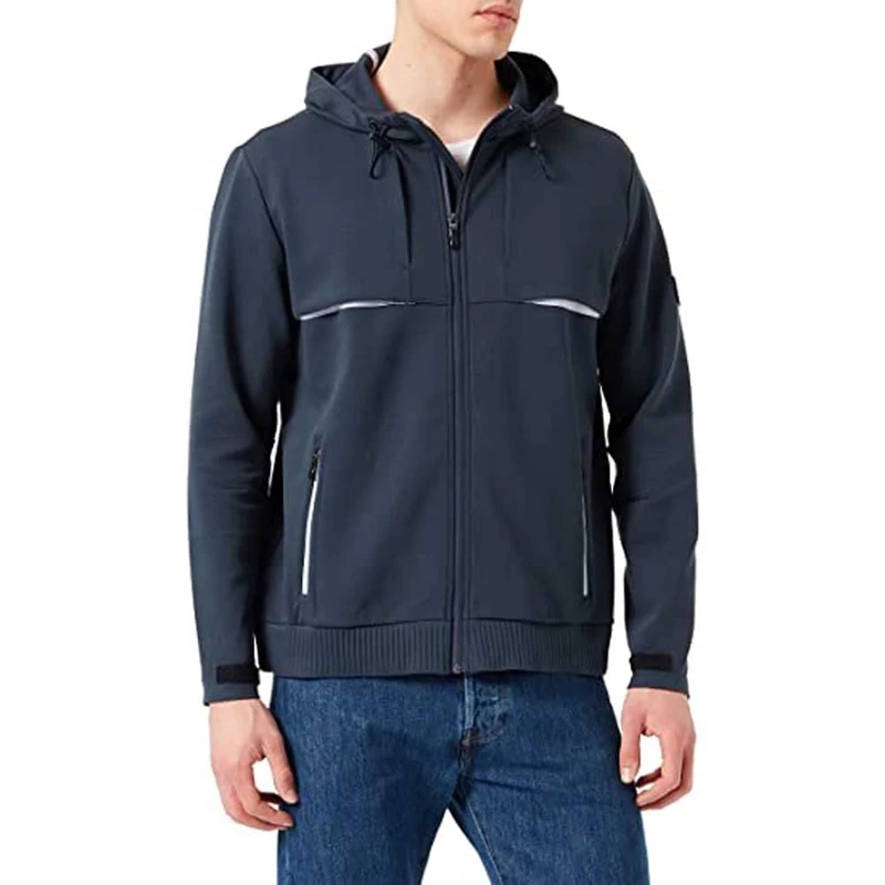 BOSS Men's Sybrique Skate Hoodie - Blue - L