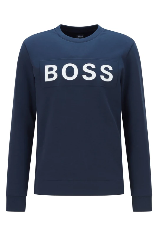 BOSS Men's jumper - Blue - XXXL
