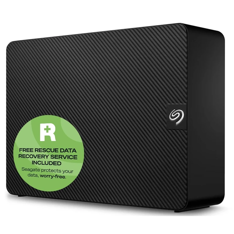 Seagate Expansion Desktop 14TB, External Hard Drive, USB 3.0, Data Rescue Services (STKP14000400)