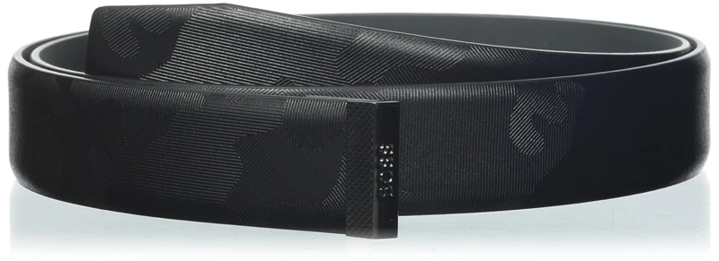 BOSS Men's belt - Black - 110 cm - Image 1
