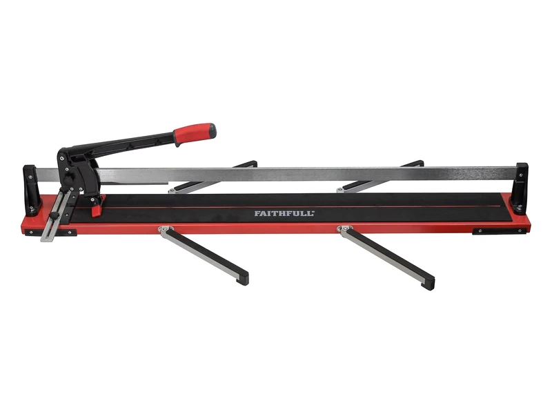 Faithfull Professional Tile Cutter - 1200mm (47in) Square, 850mm Diagonal, 16mm Thick Cutting Capacity for Wall & Floor Tiles